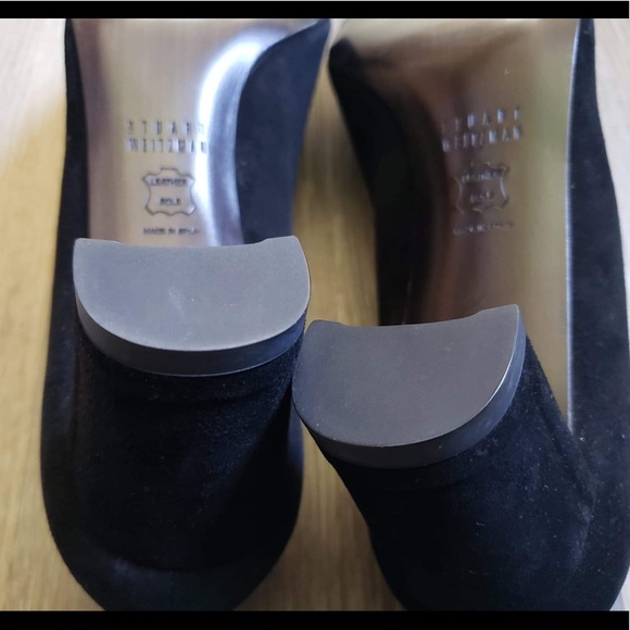 STUART WEITZMAN SUEDE BUCKLE SHOES - Picture 12 of 14